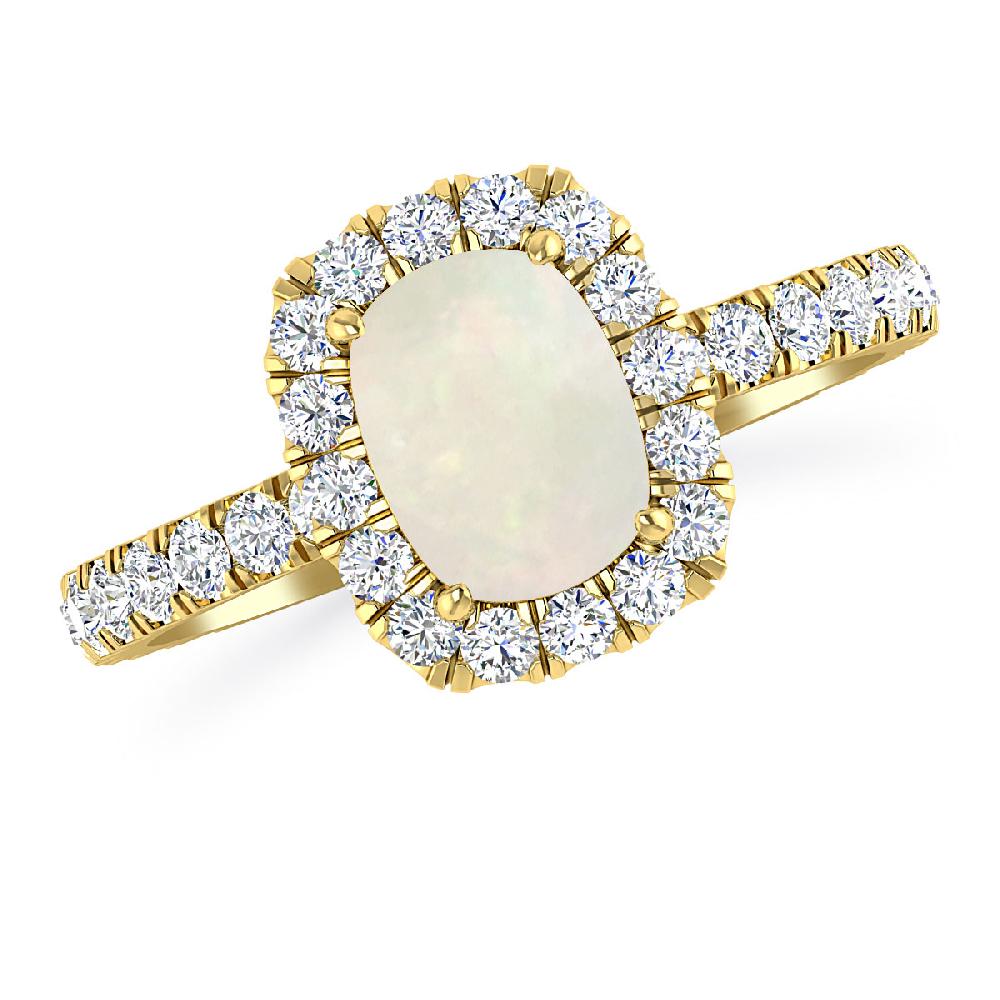 Yellow Gold - Opal