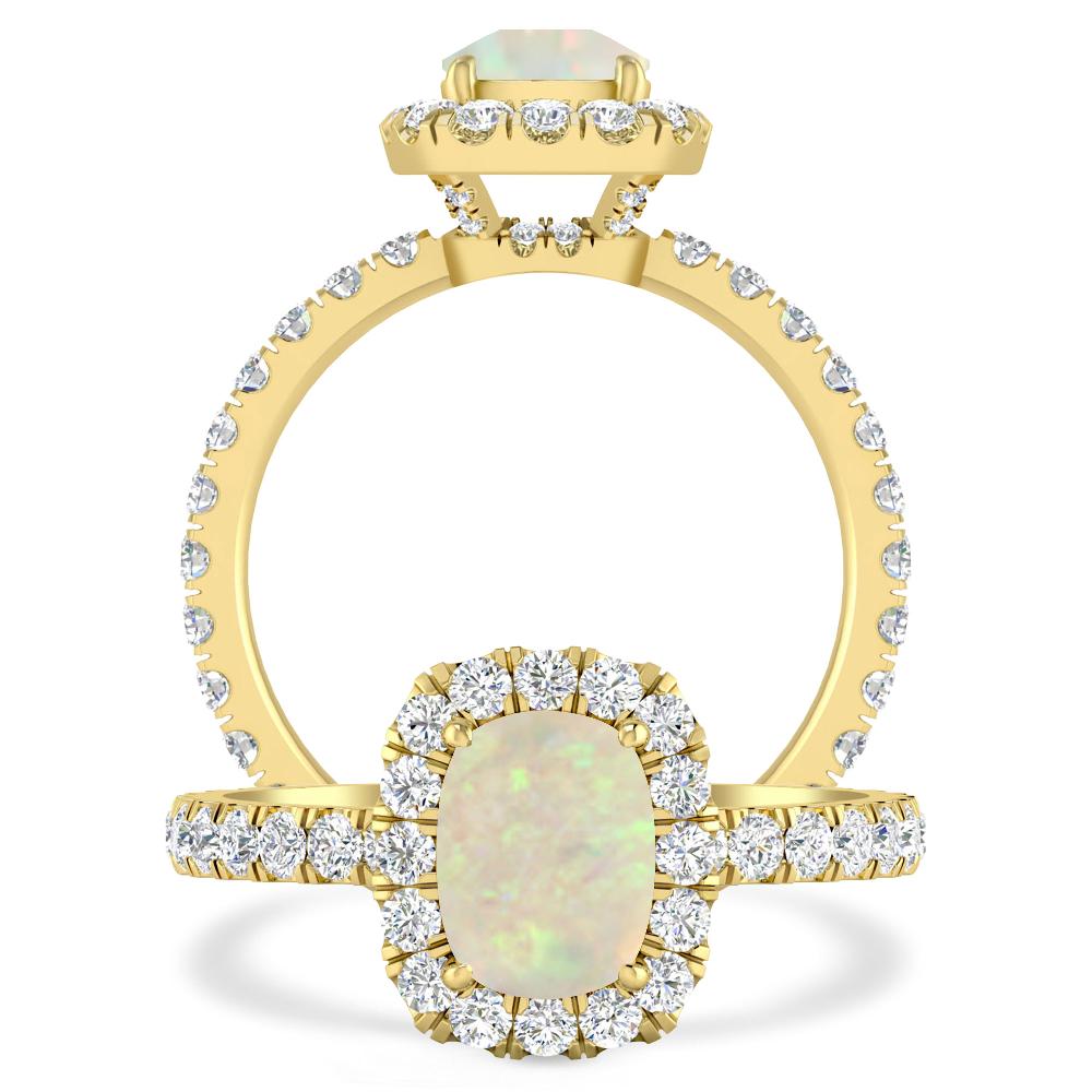 Yellow Gold - Opal