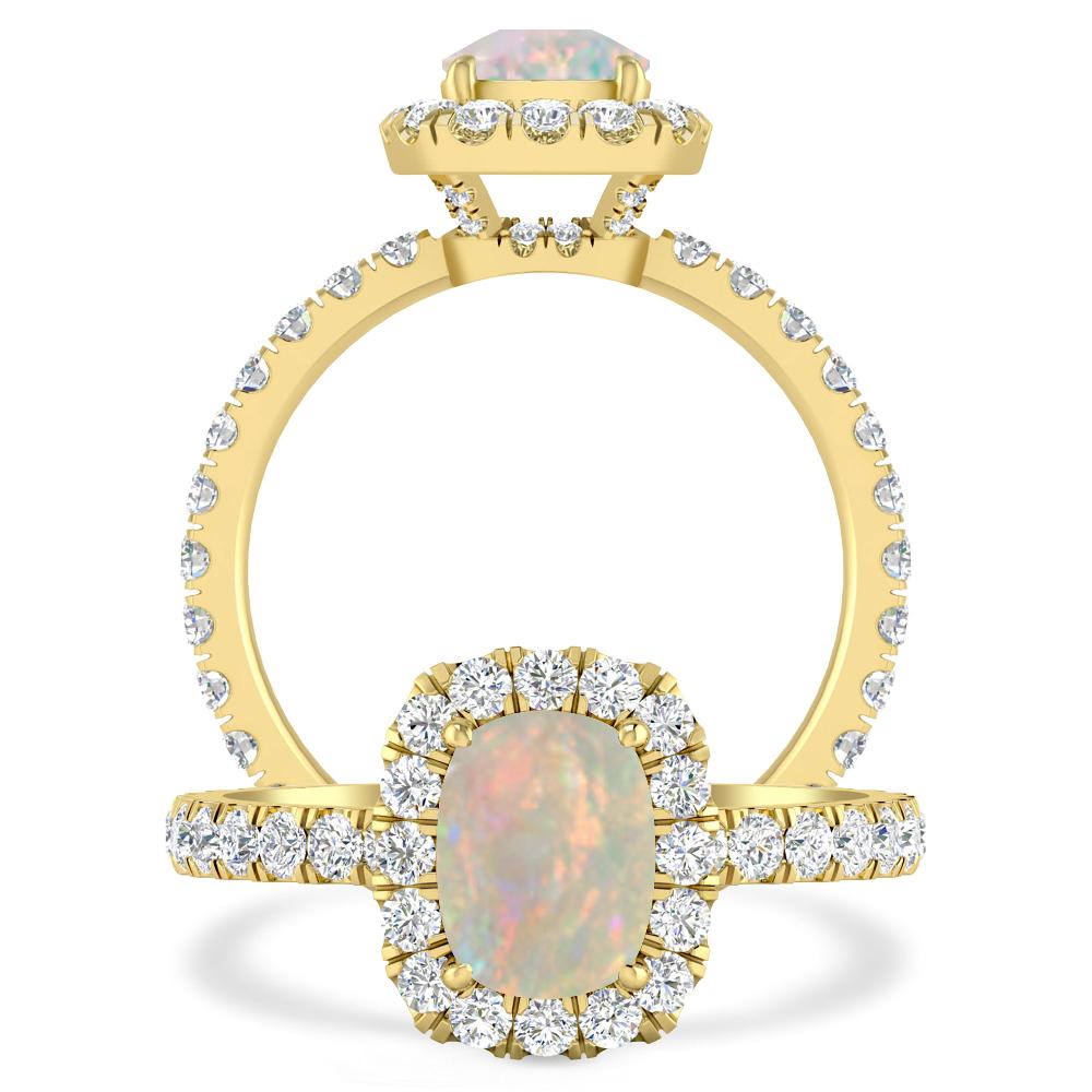 Yellow Gold - Opal