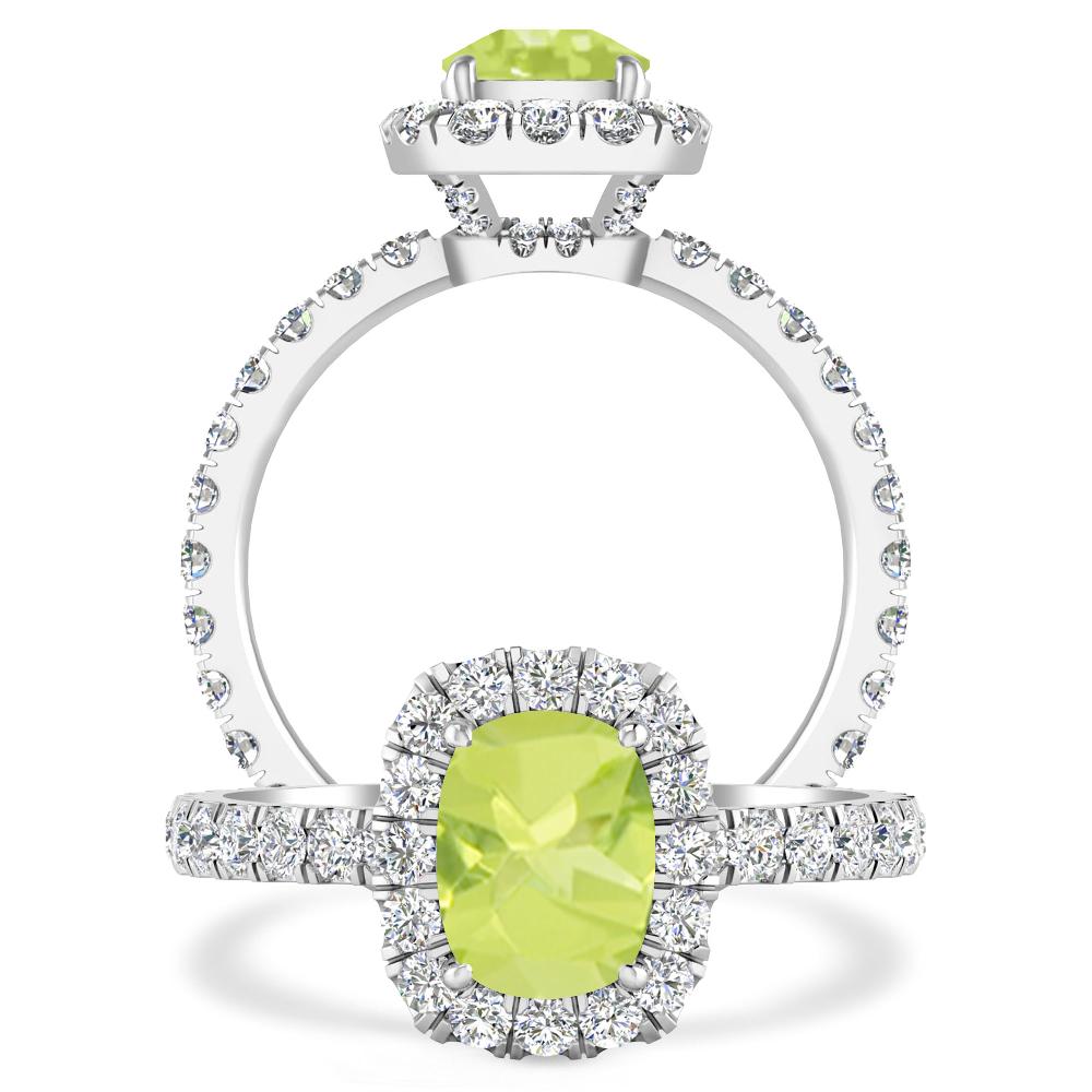 White Gold - Peridot