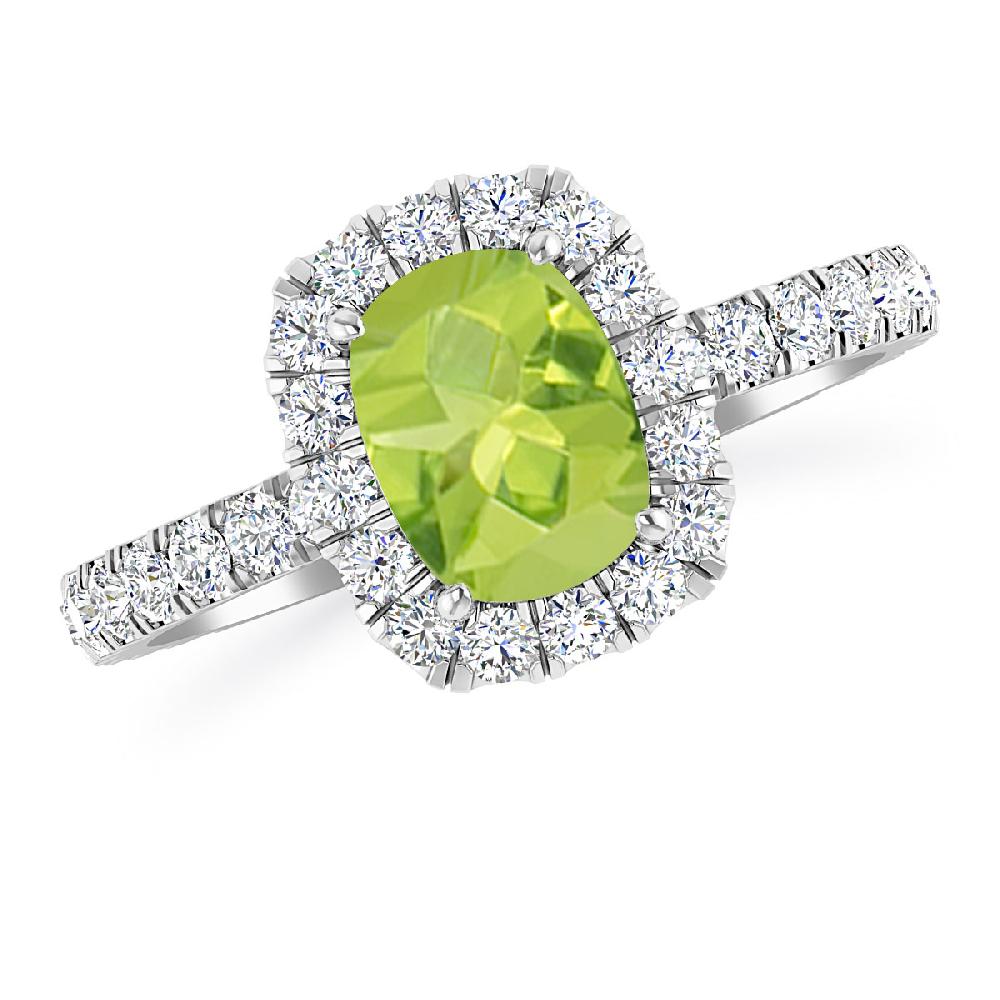 White Gold - Peridot