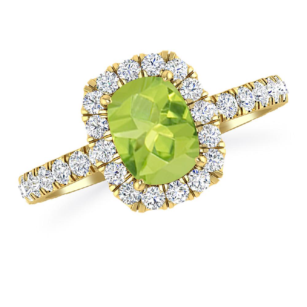 Yellow Gold - Peridot