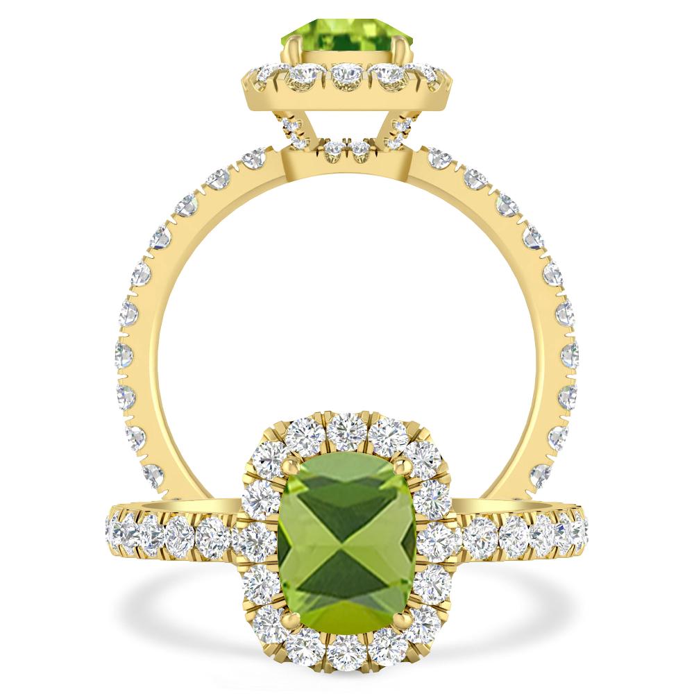 Yellow Gold - Peridot