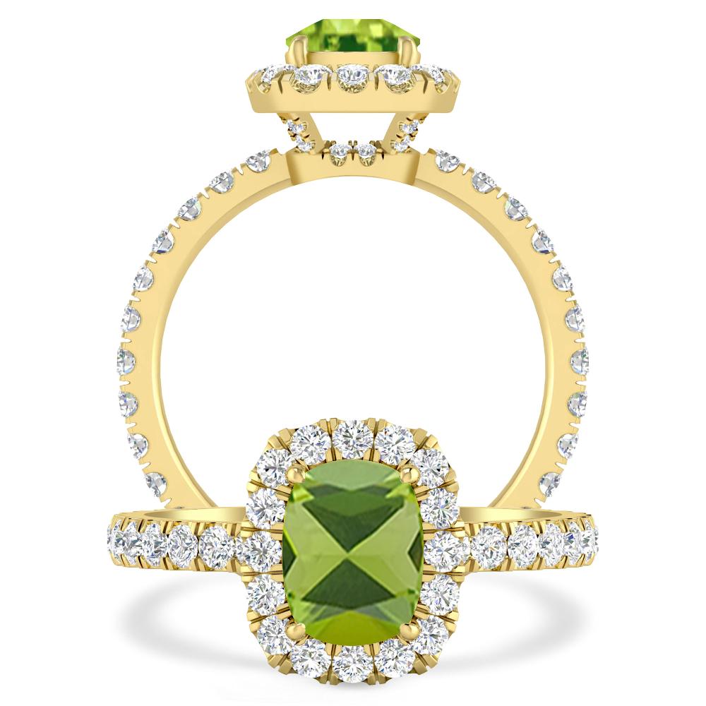 Yellow Gold - Peridot