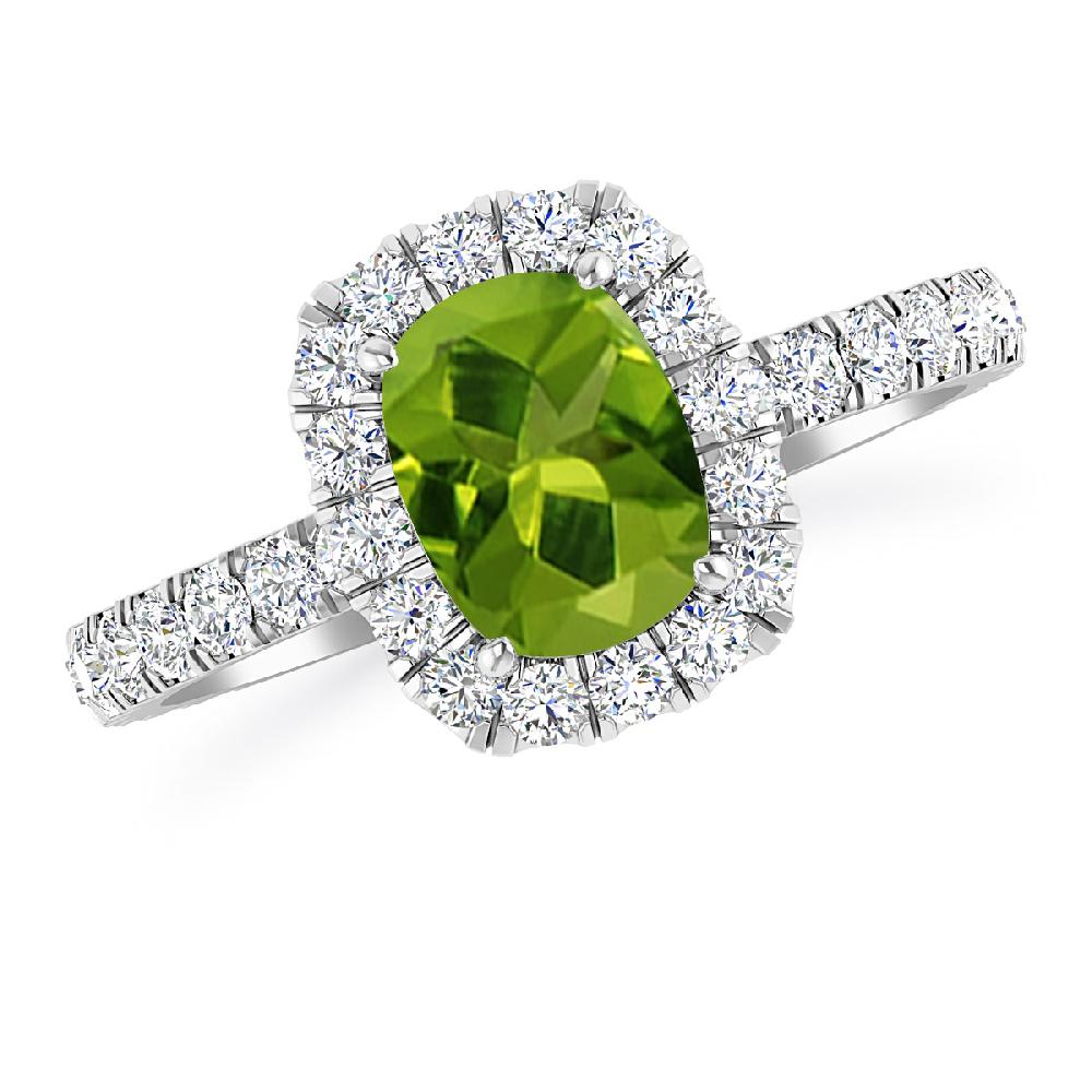 White Gold - Peridot