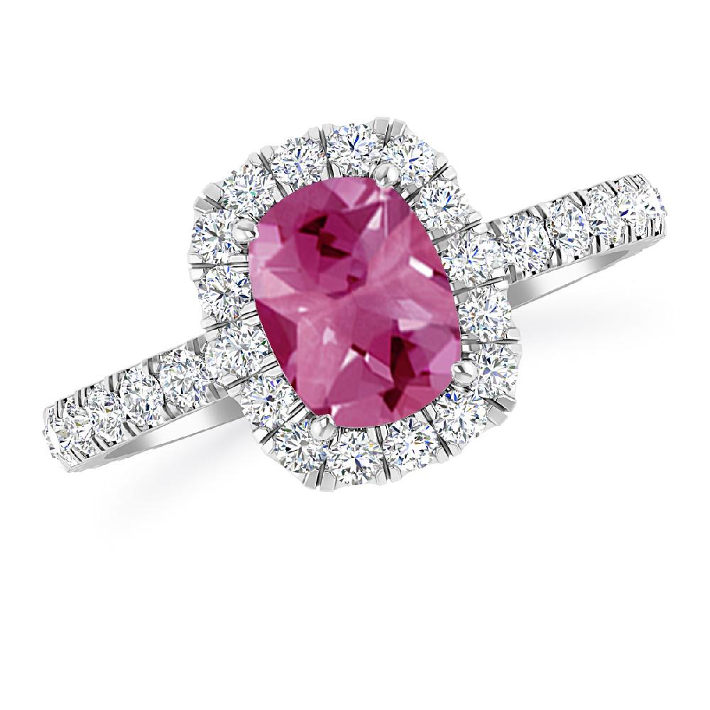 White Gold - Pink Tourmaline