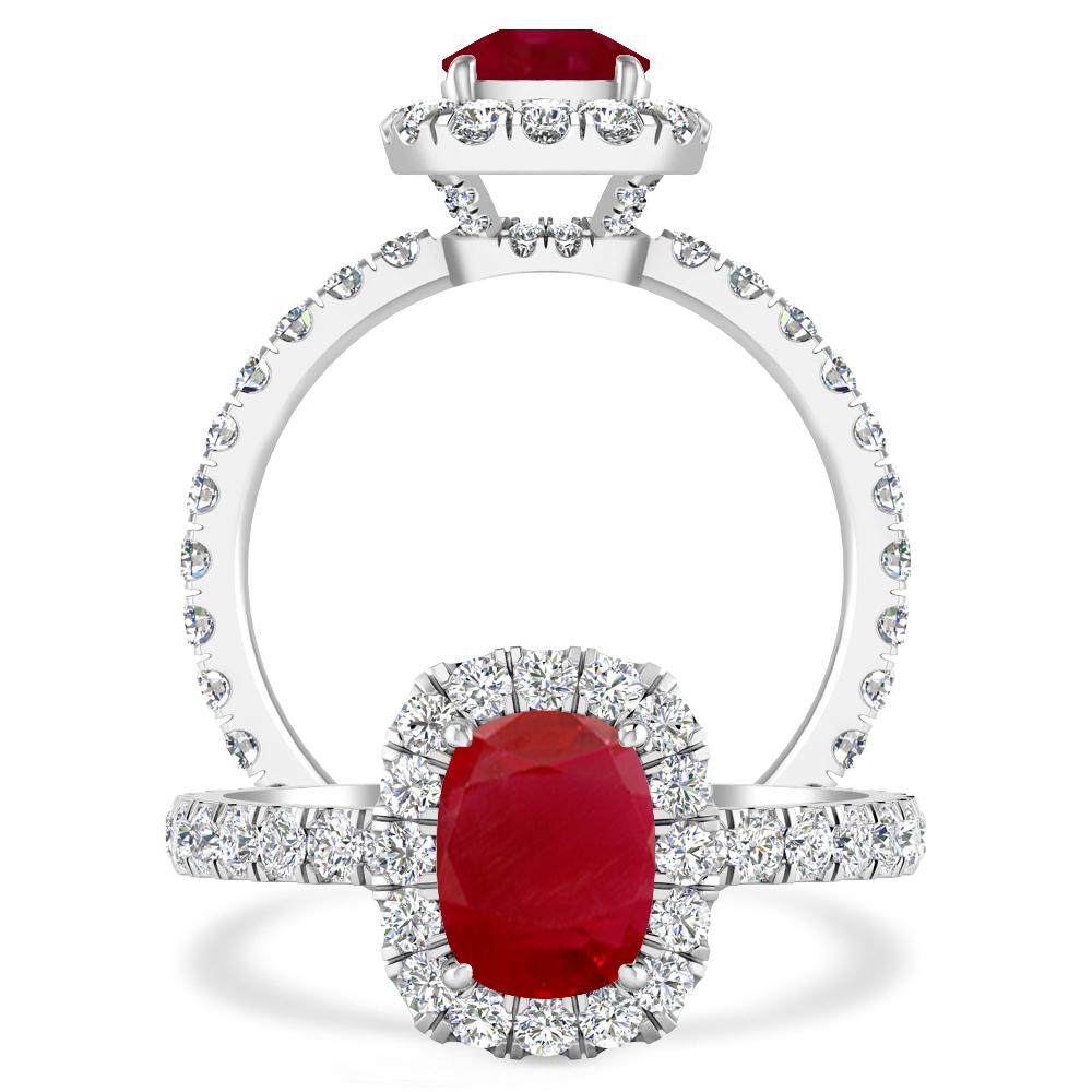 White Gold - Ruby