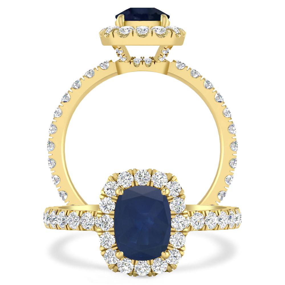 Yellow Gold - Sapphire