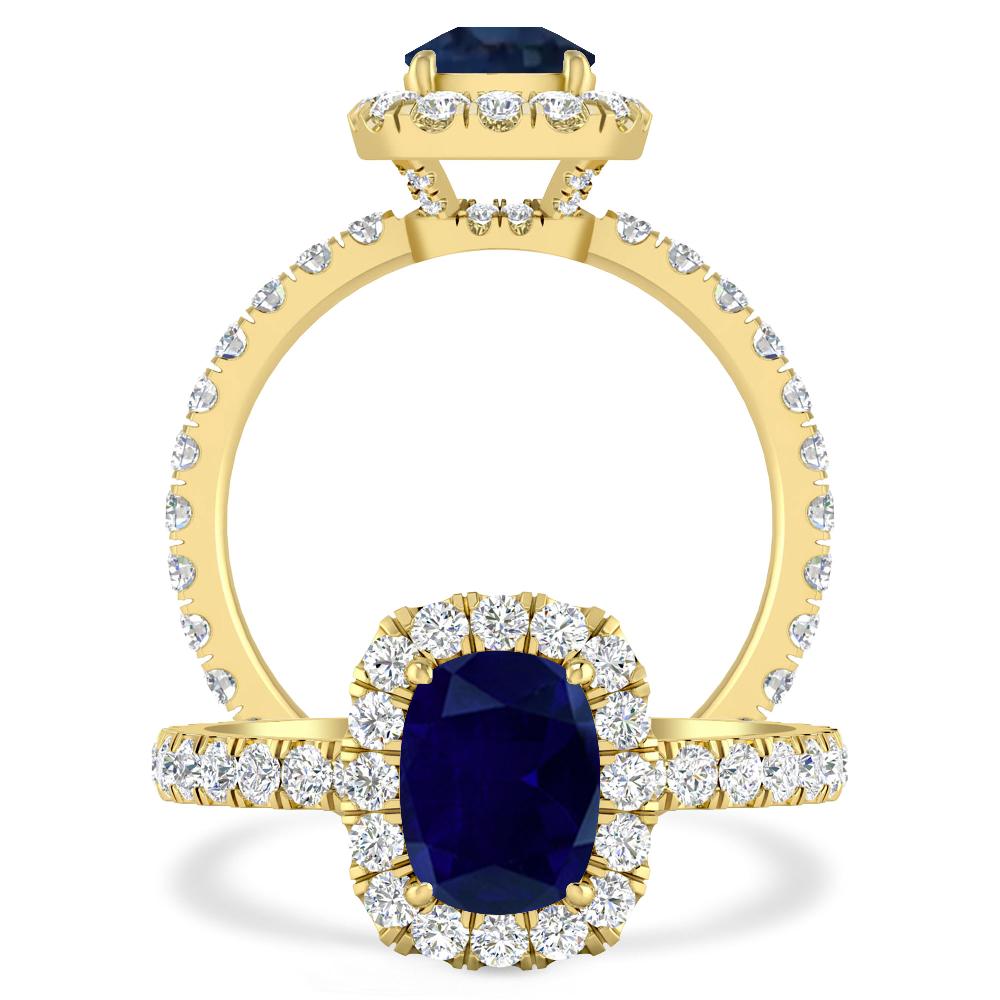 Yellow Gold - Sapphire