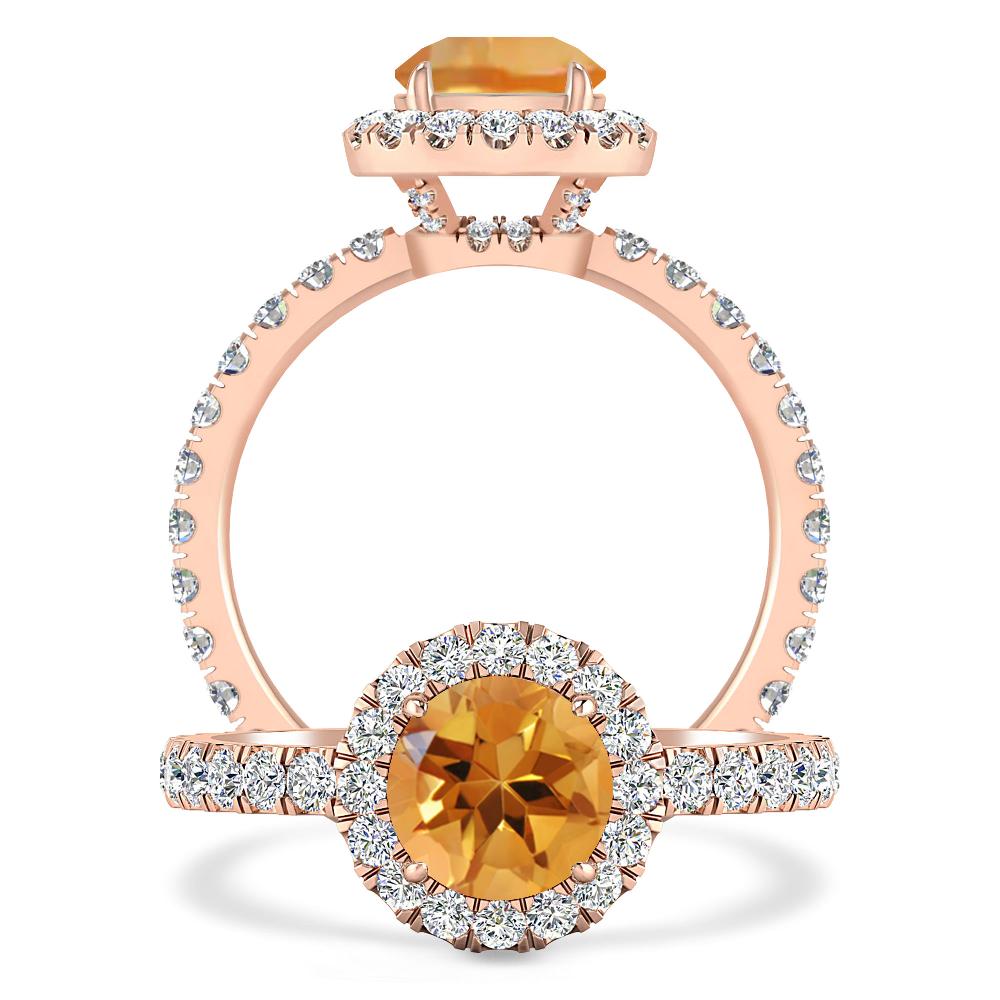 Rose Gold - Citrine