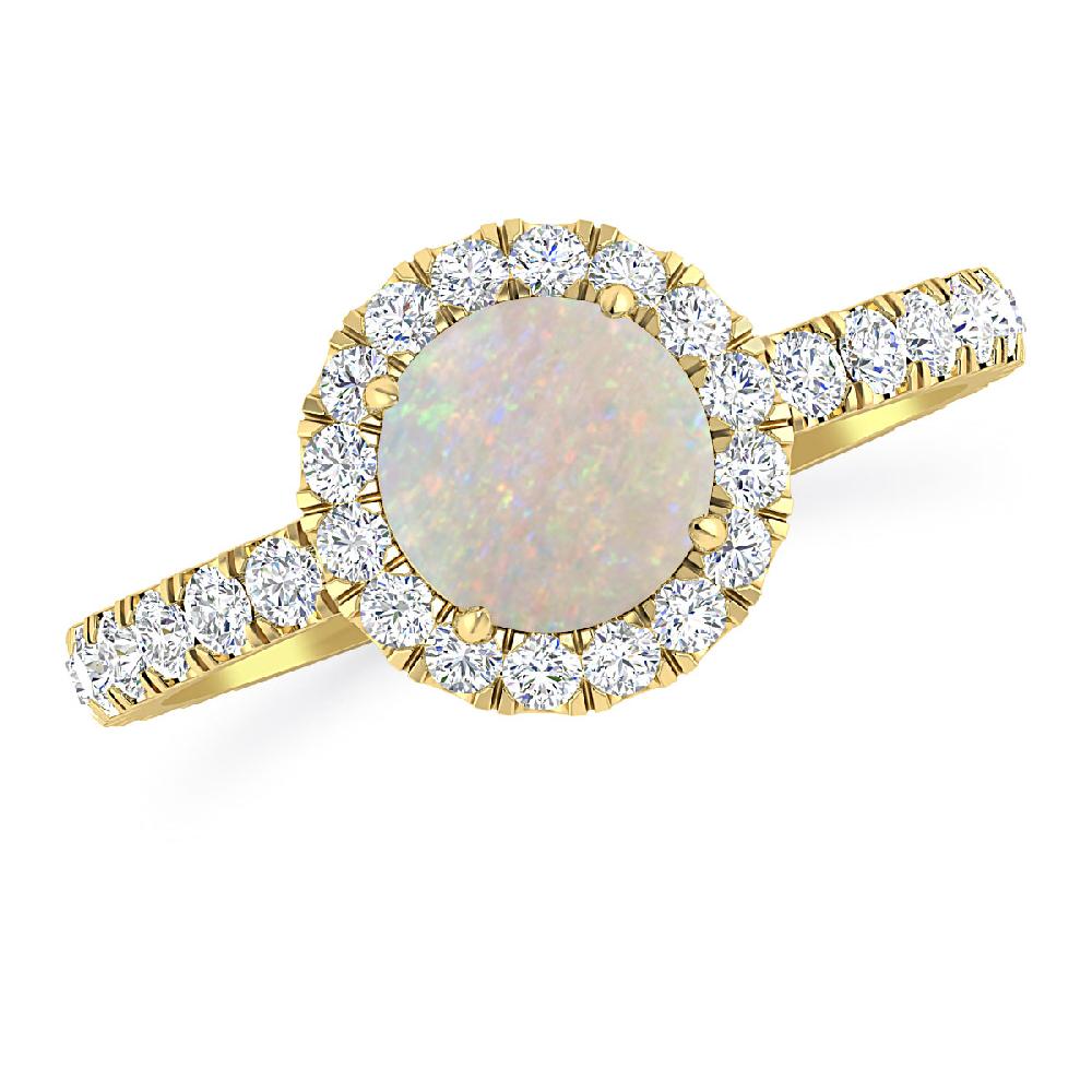 Yellow Gold - Opal