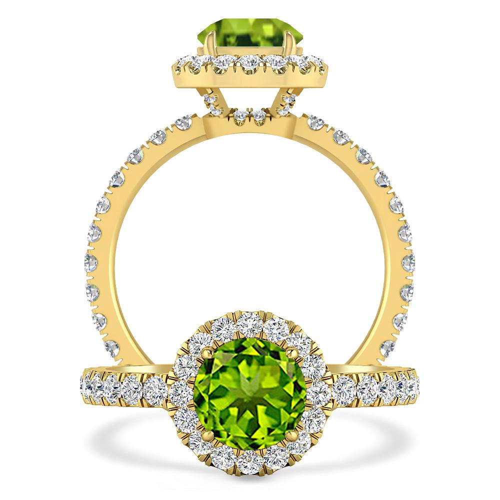 Yellow Gold - Peridot