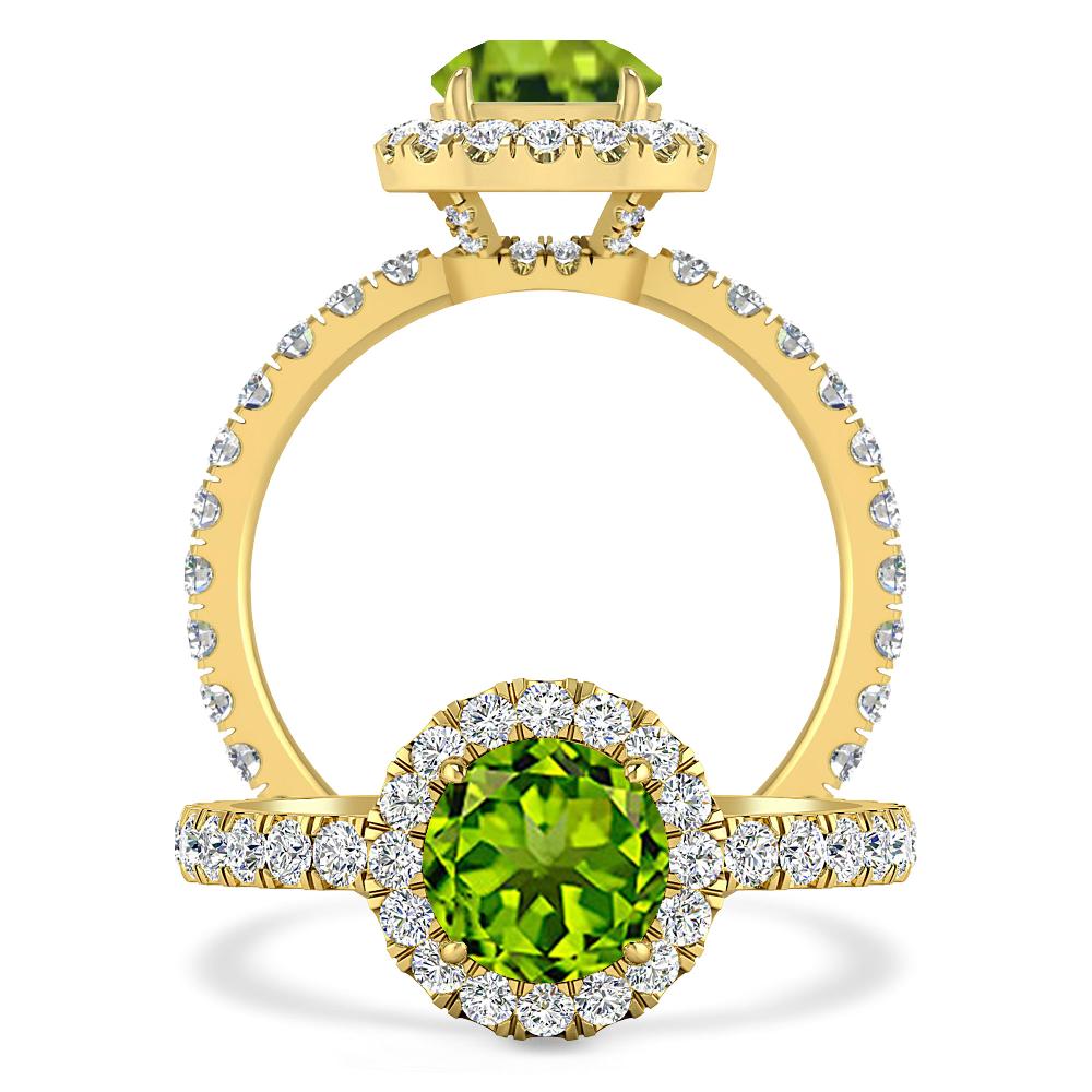 Yellow Gold - Peridot