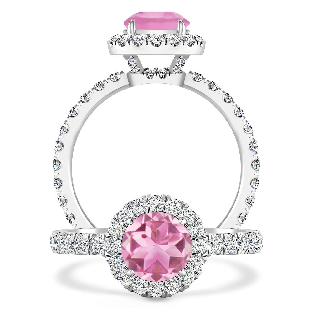 White Gold - Pink Tourmaline