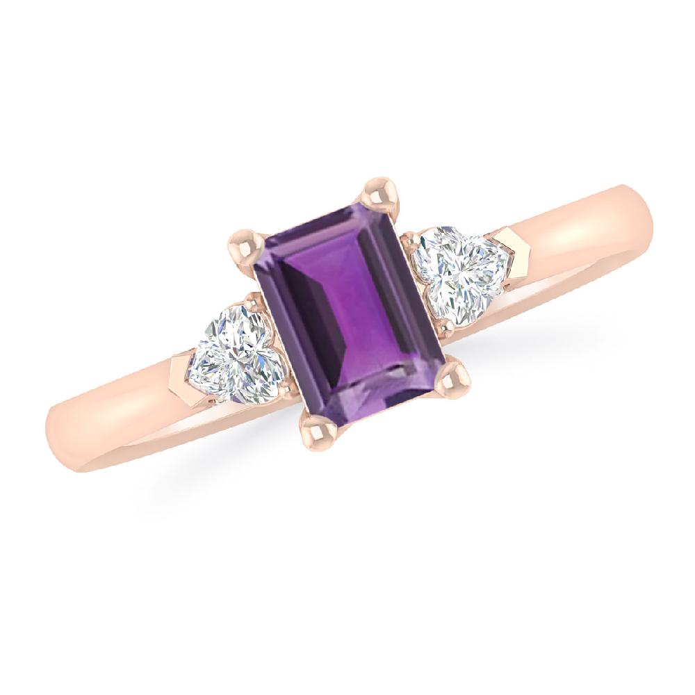 Rose Gold - Amethyst