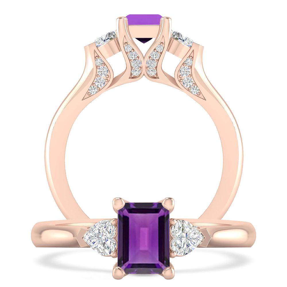 Rose Gold - Amethyst