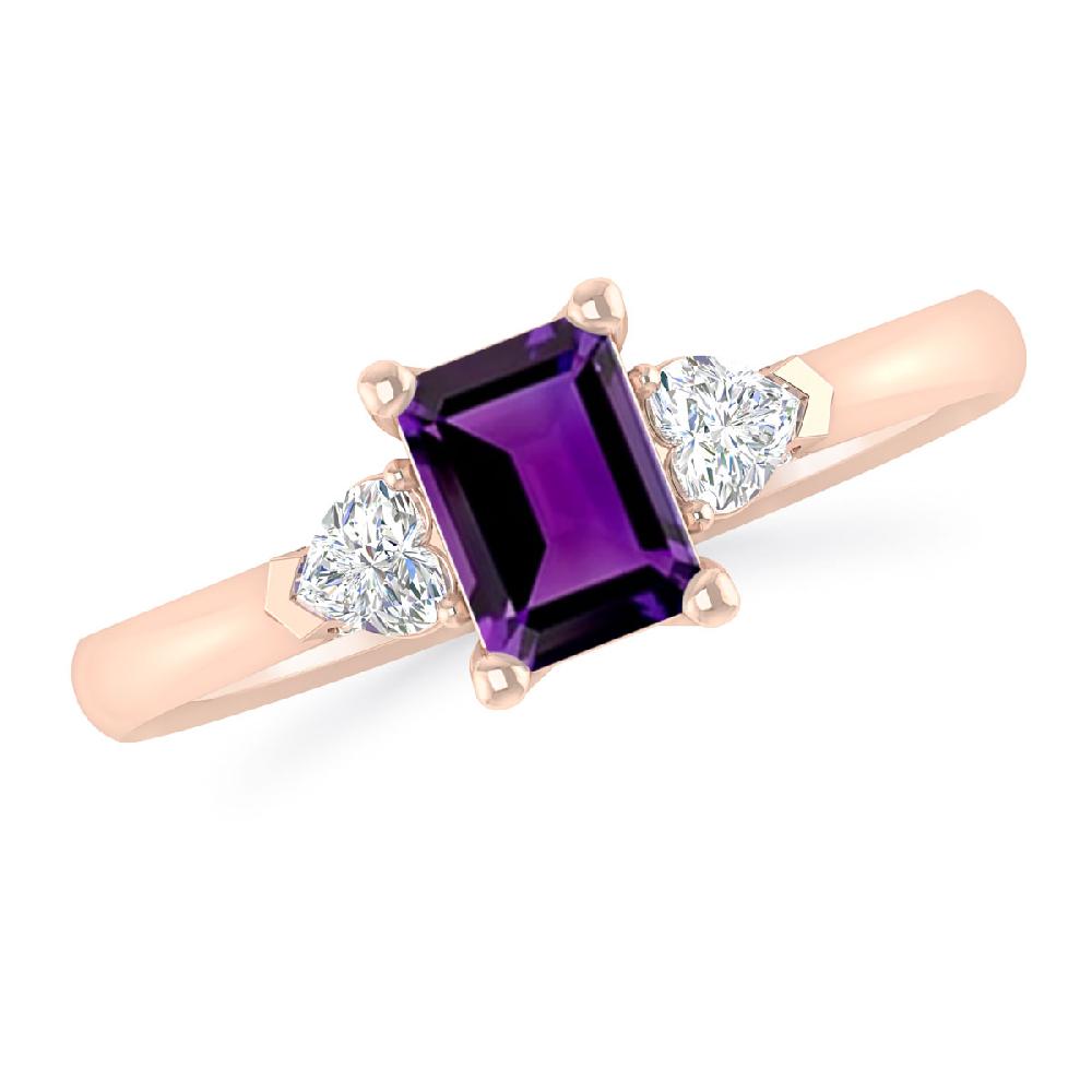 Rose Gold - Amethyst