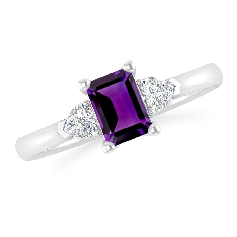 White Gold - Amethyst