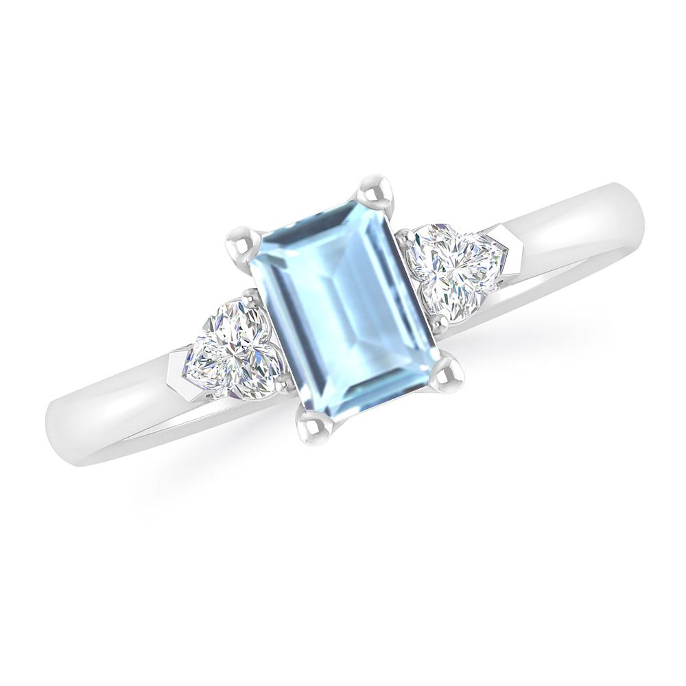 White Gold - Aquamarine