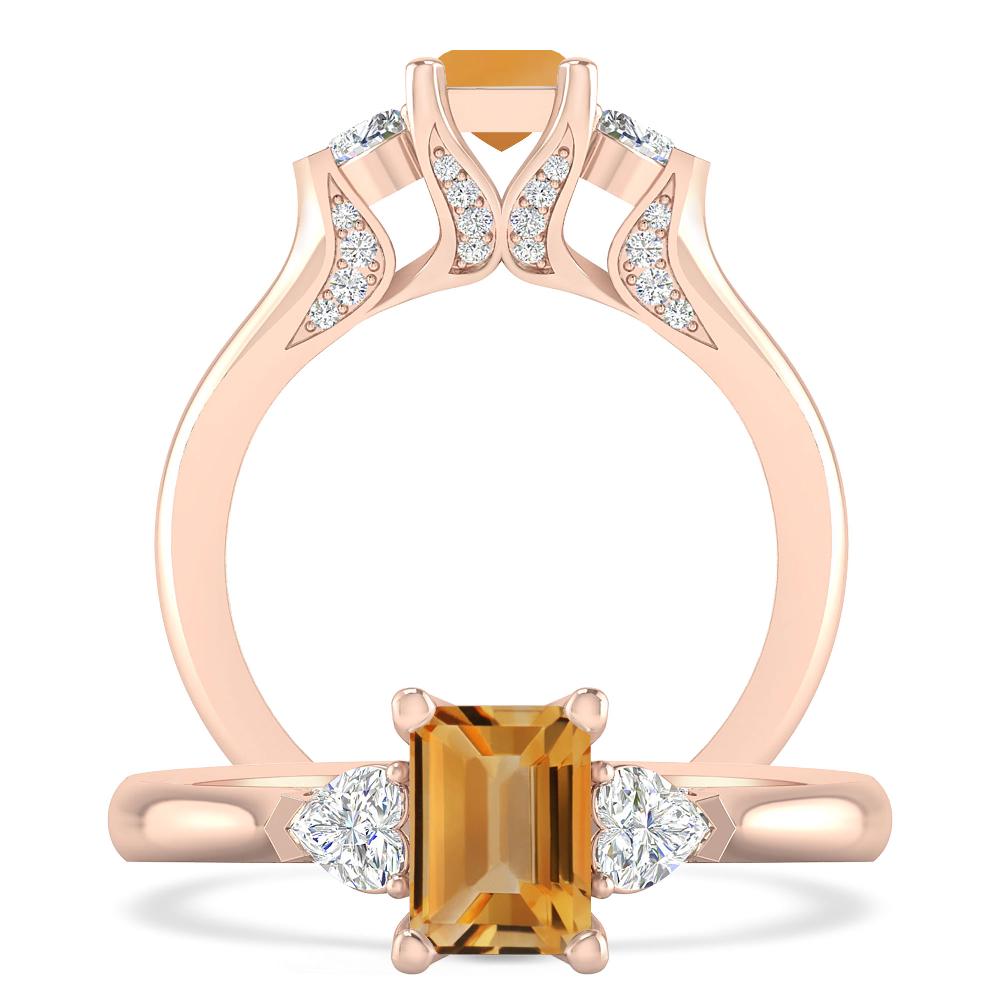 Rose Gold - Citrine