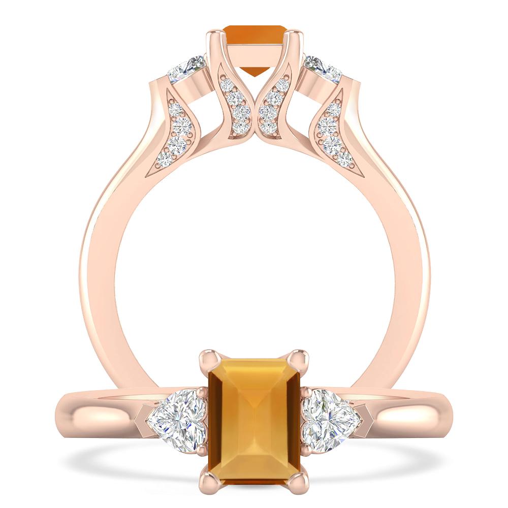 Rose Gold - Citrine