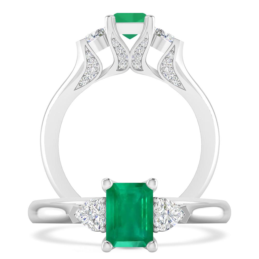 White Gold - Emerald