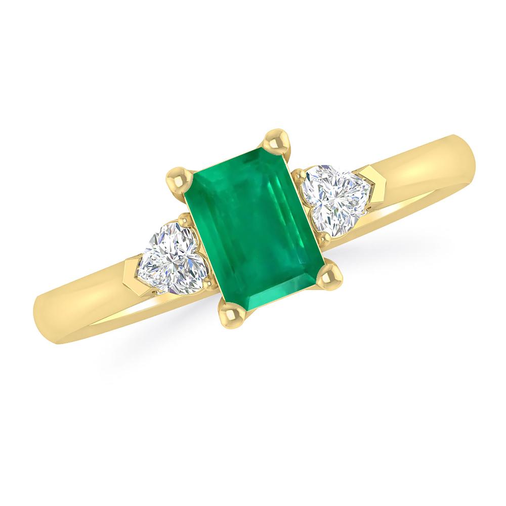 Yellow Gold - Emerald