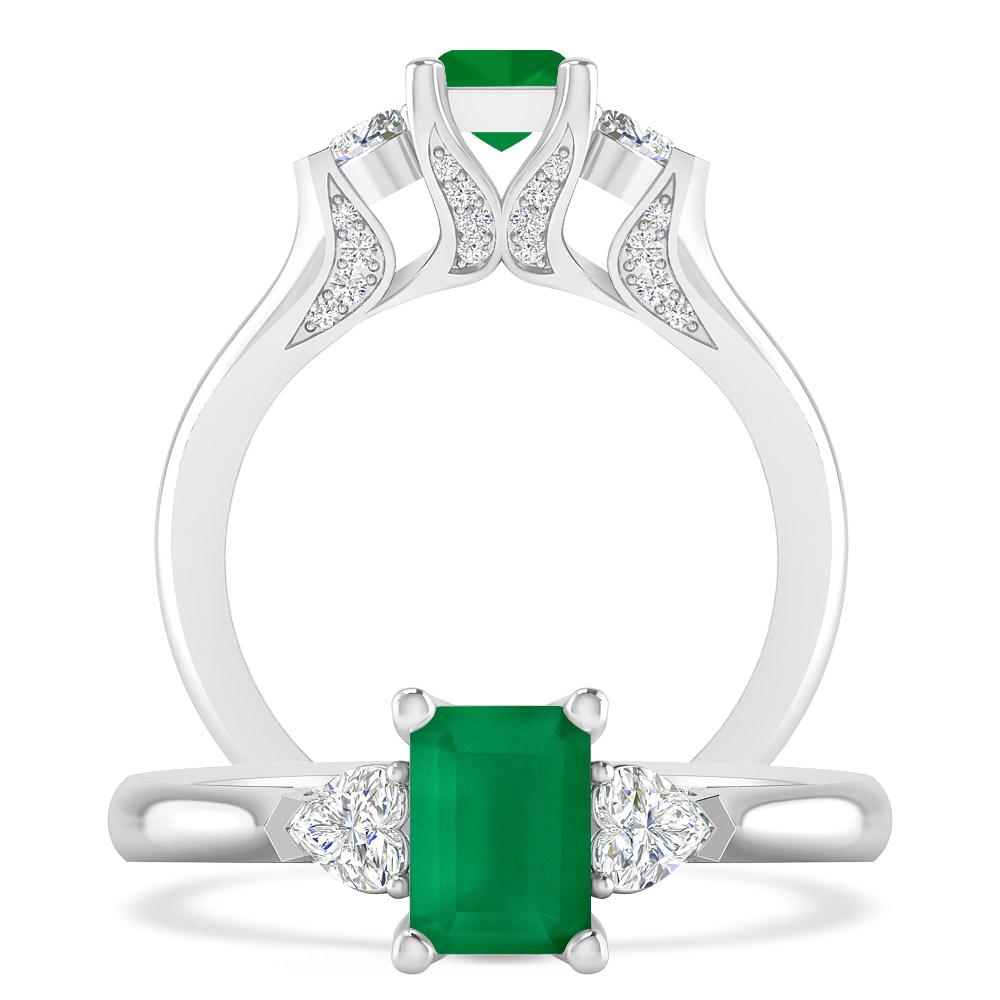 White Gold - Emerald