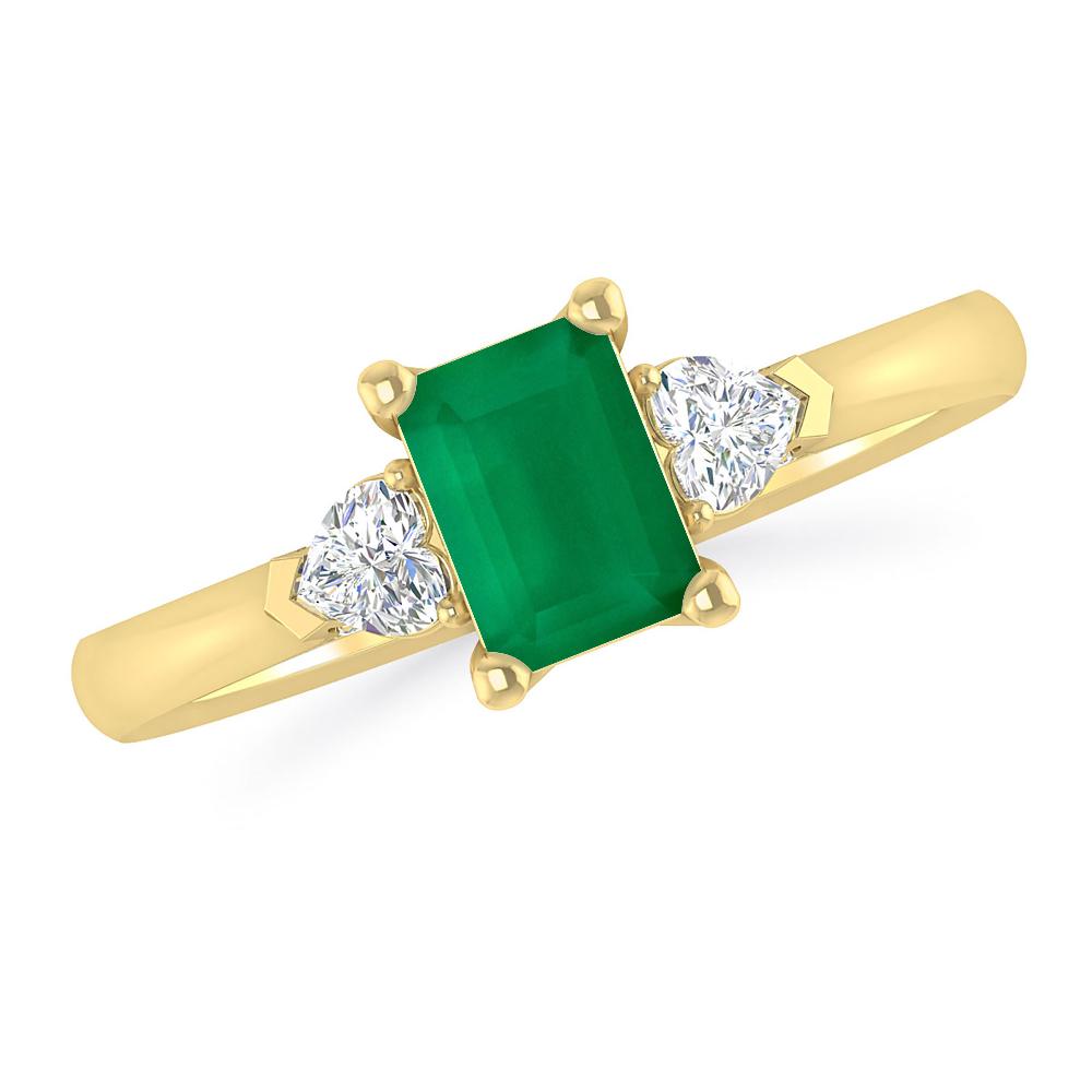 Yellow Gold - Emerald