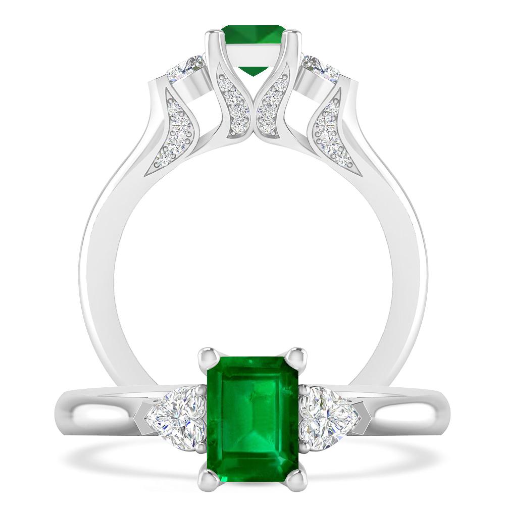 White Gold - Emerald