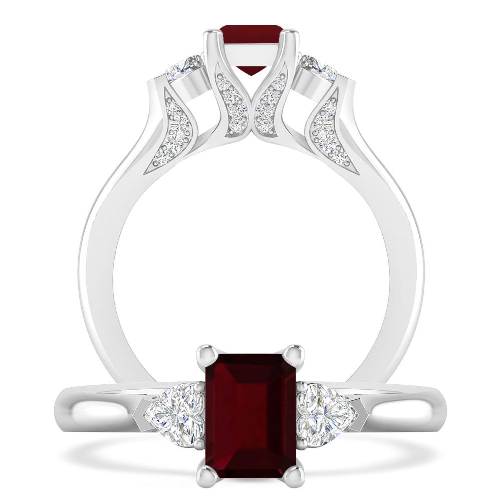 White Gold - Garnet