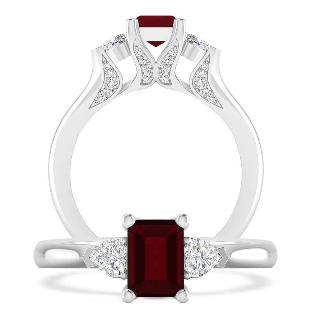 White Gold - Garnet