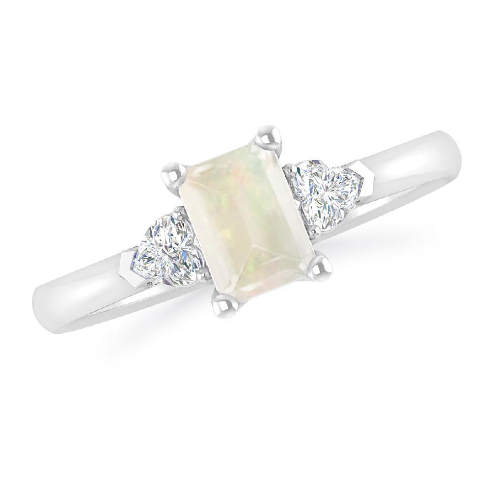 White Gold - Opal