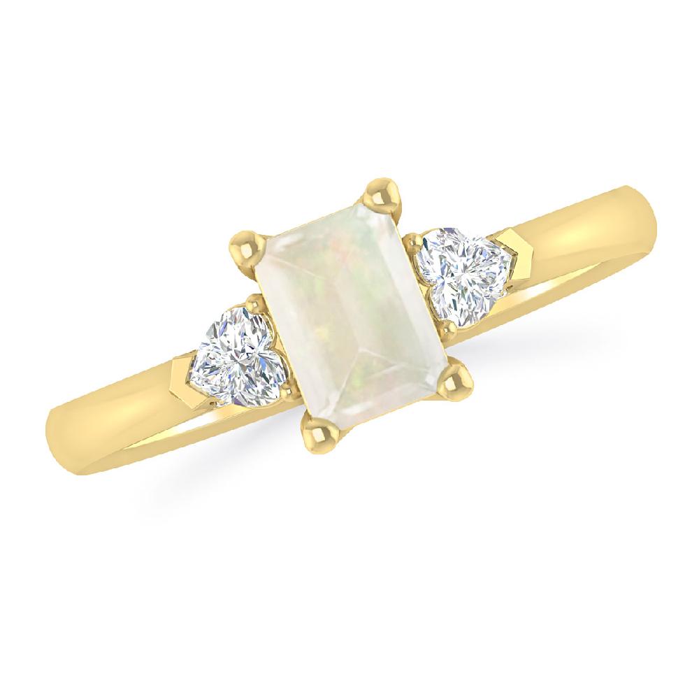 Yellow Gold - Opal