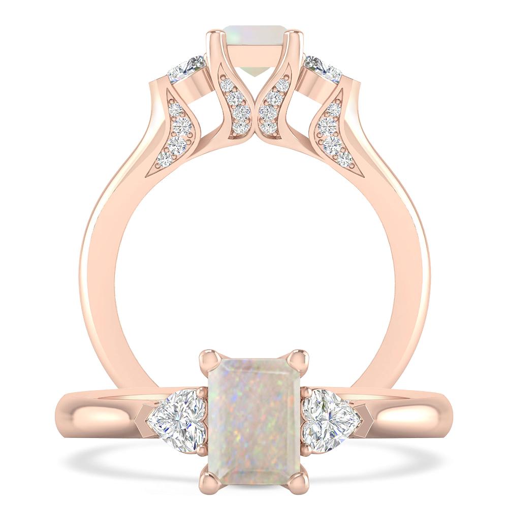 Rose Gold - Opal