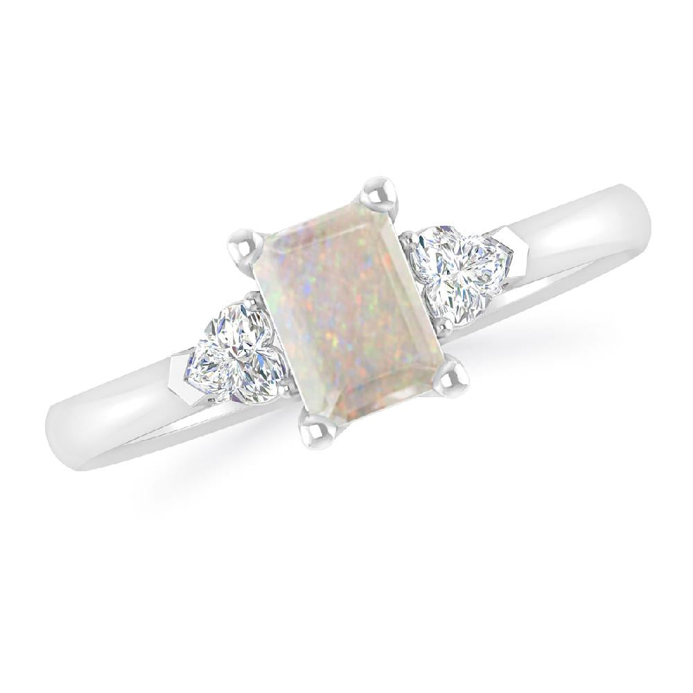 White Gold - Opal