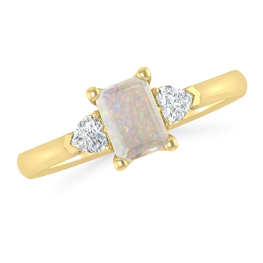 Yellow Gold - Opal