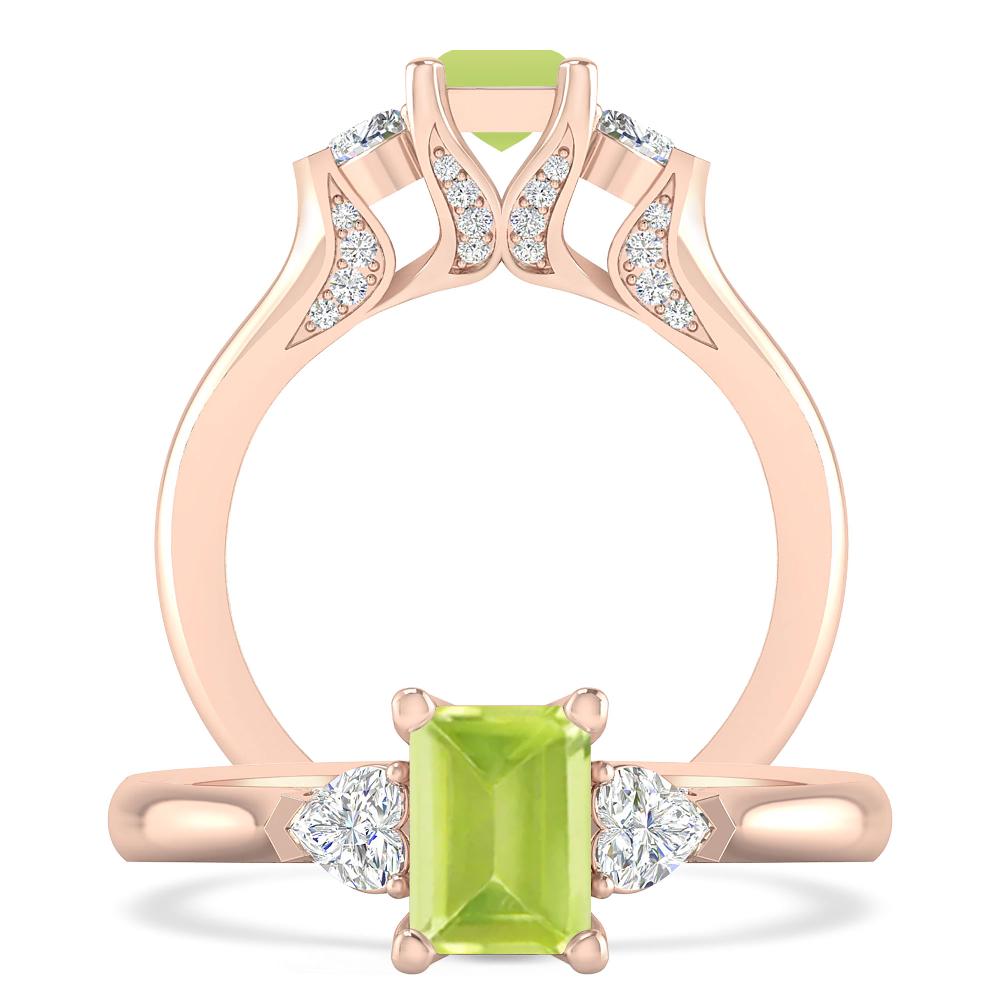 Rose Gold - Peridot