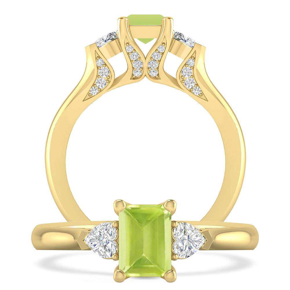 Yellow Gold - Peridot