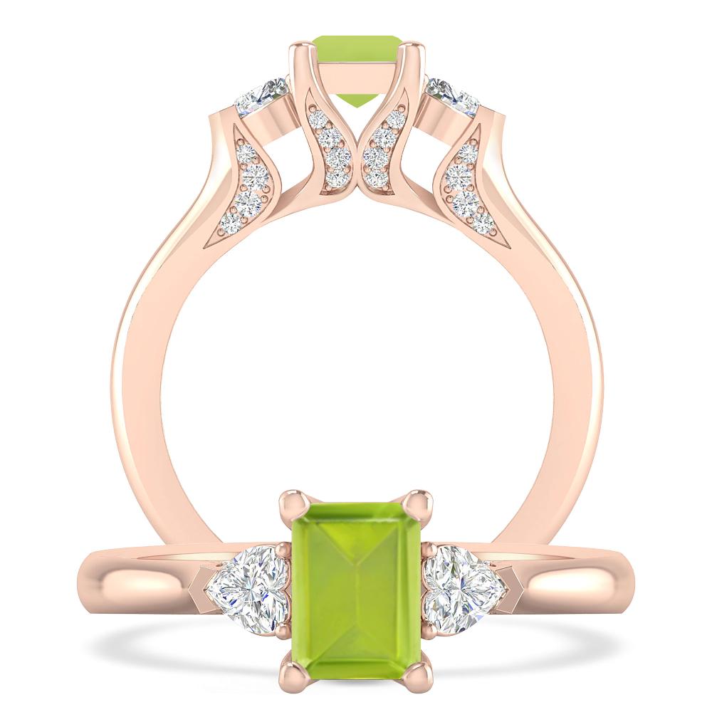 Rose Gold - Peridot