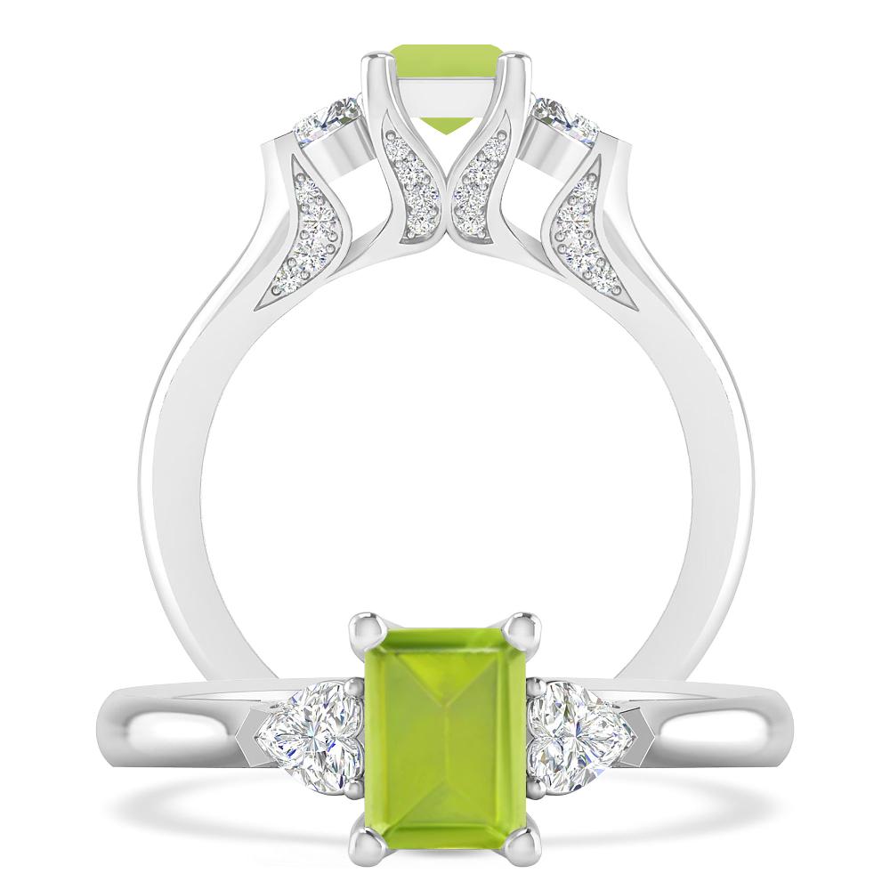 White Gold - Peridot