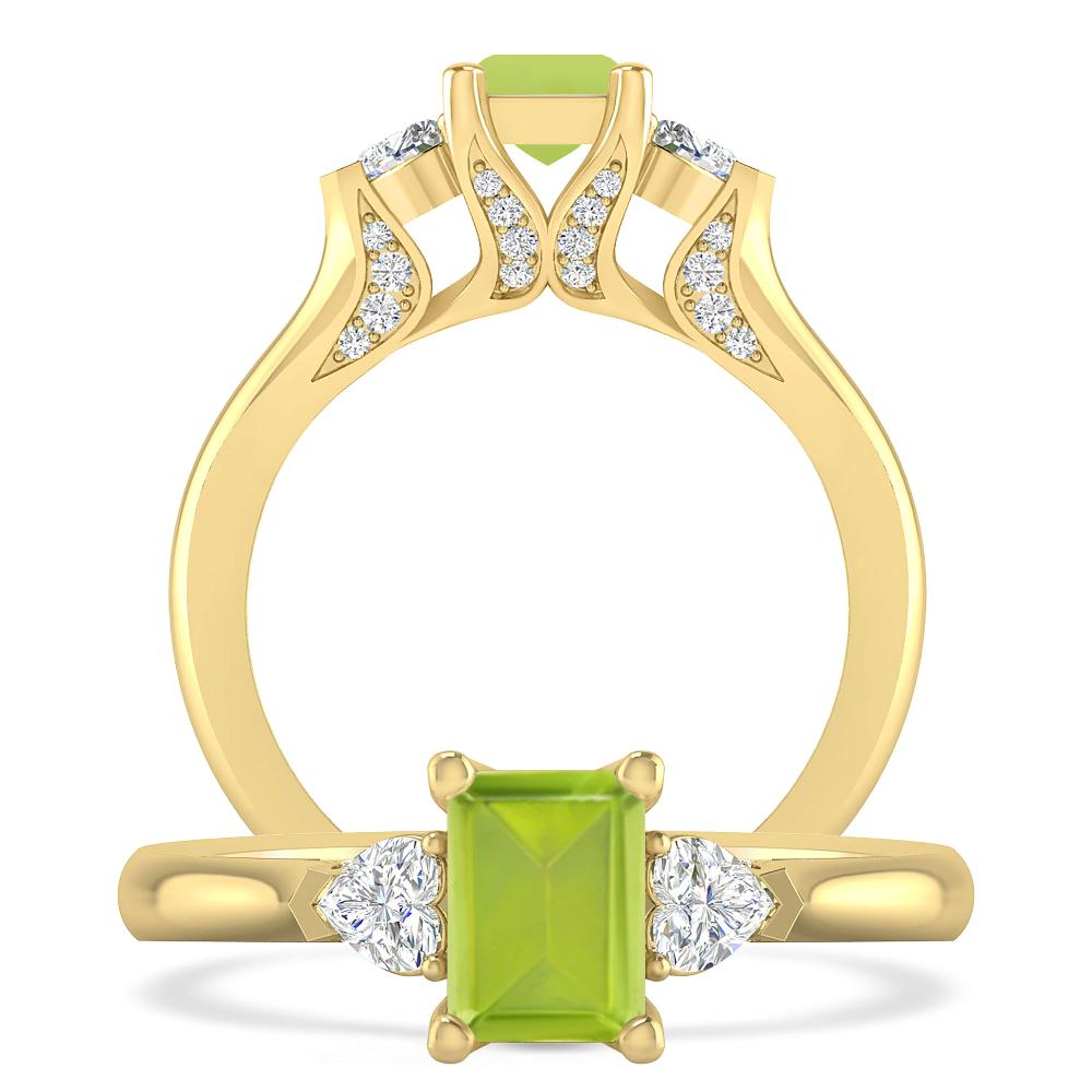 Yellow Gold - Peridot