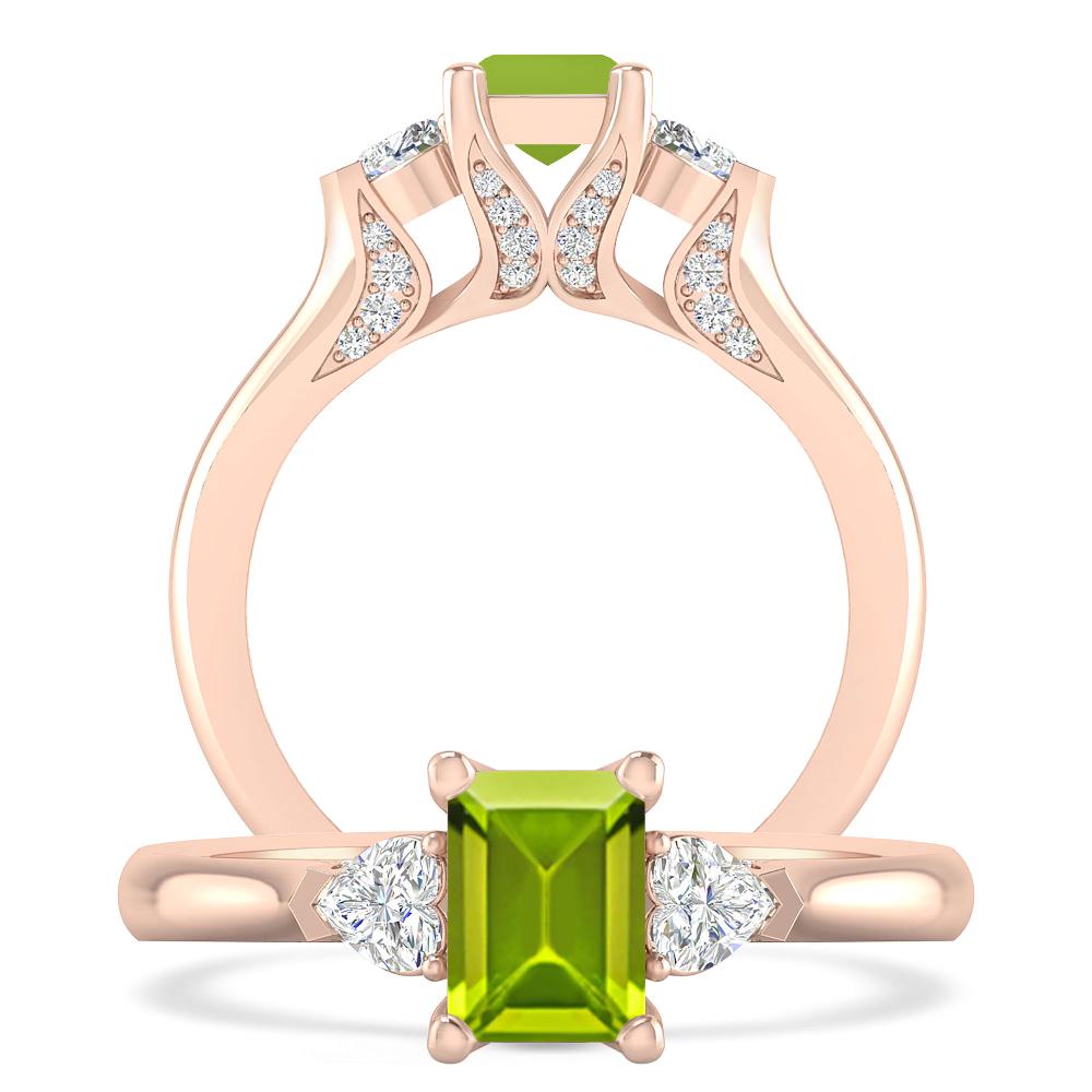 Rose Gold - Peridot