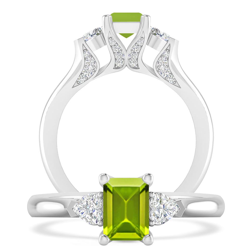 White Gold - Peridot