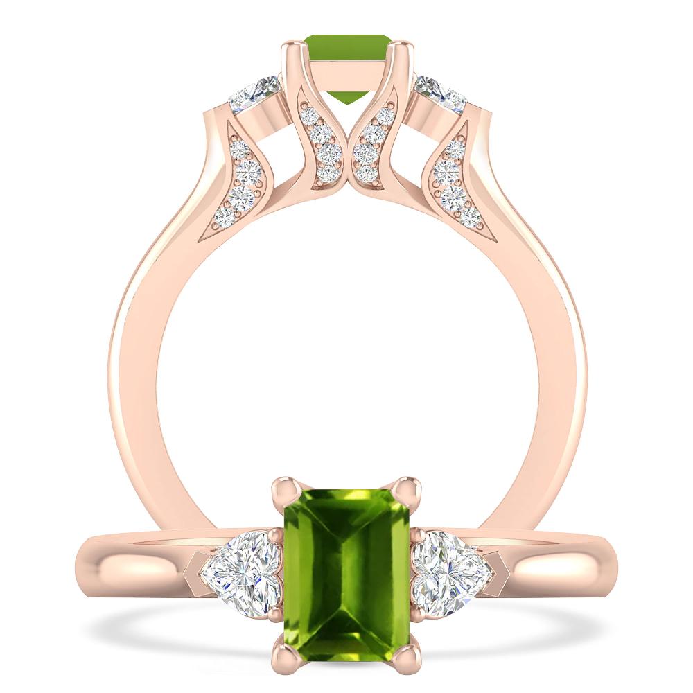 Rose Gold - Peridot