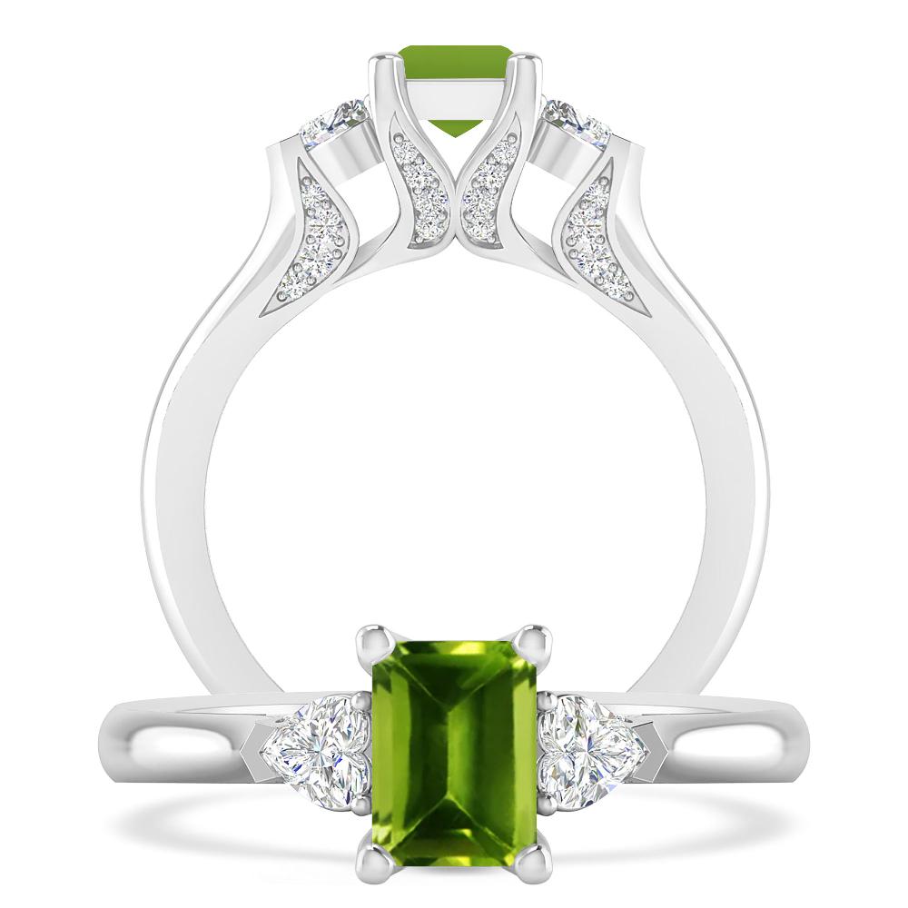 White Gold - Peridot