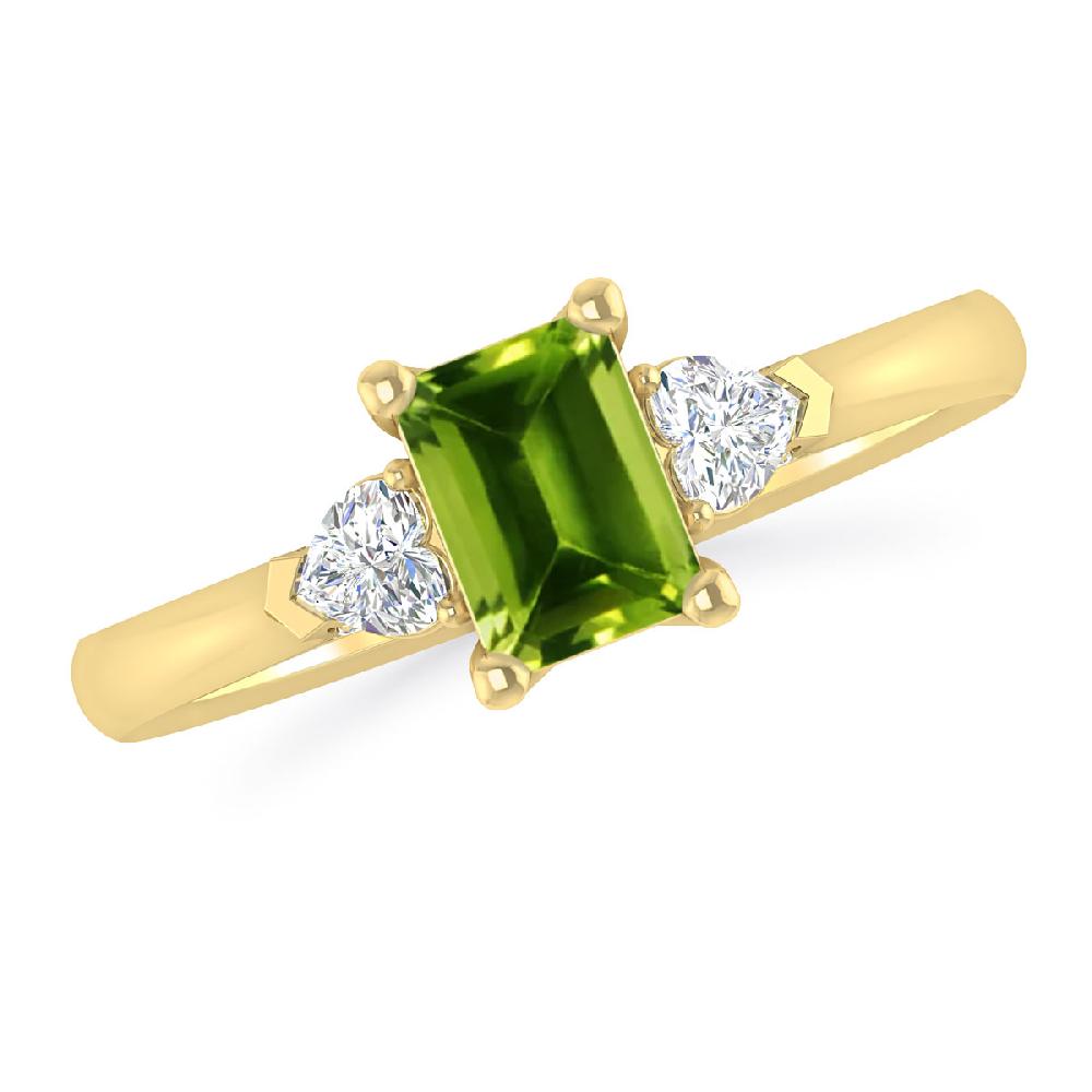 Yellow Gold - Peridot