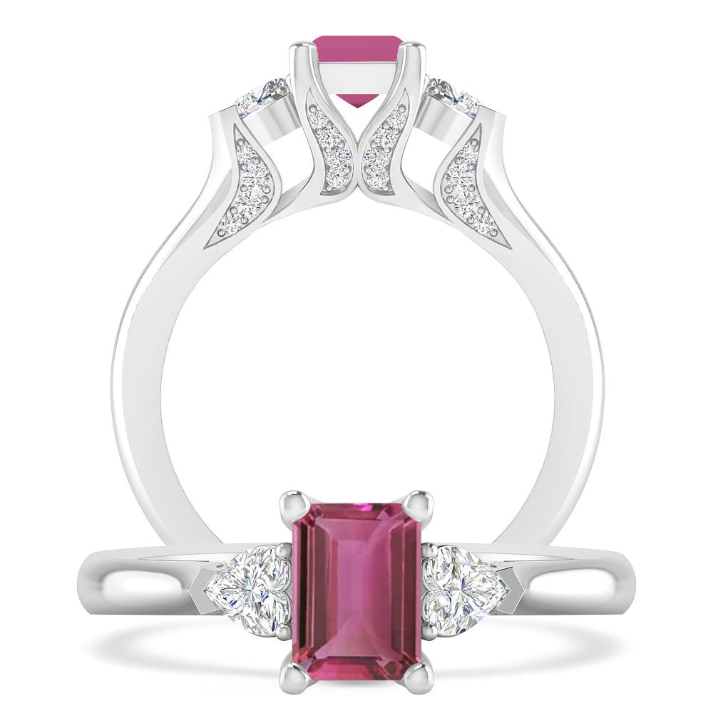 White Gold - Pink Tourmaline