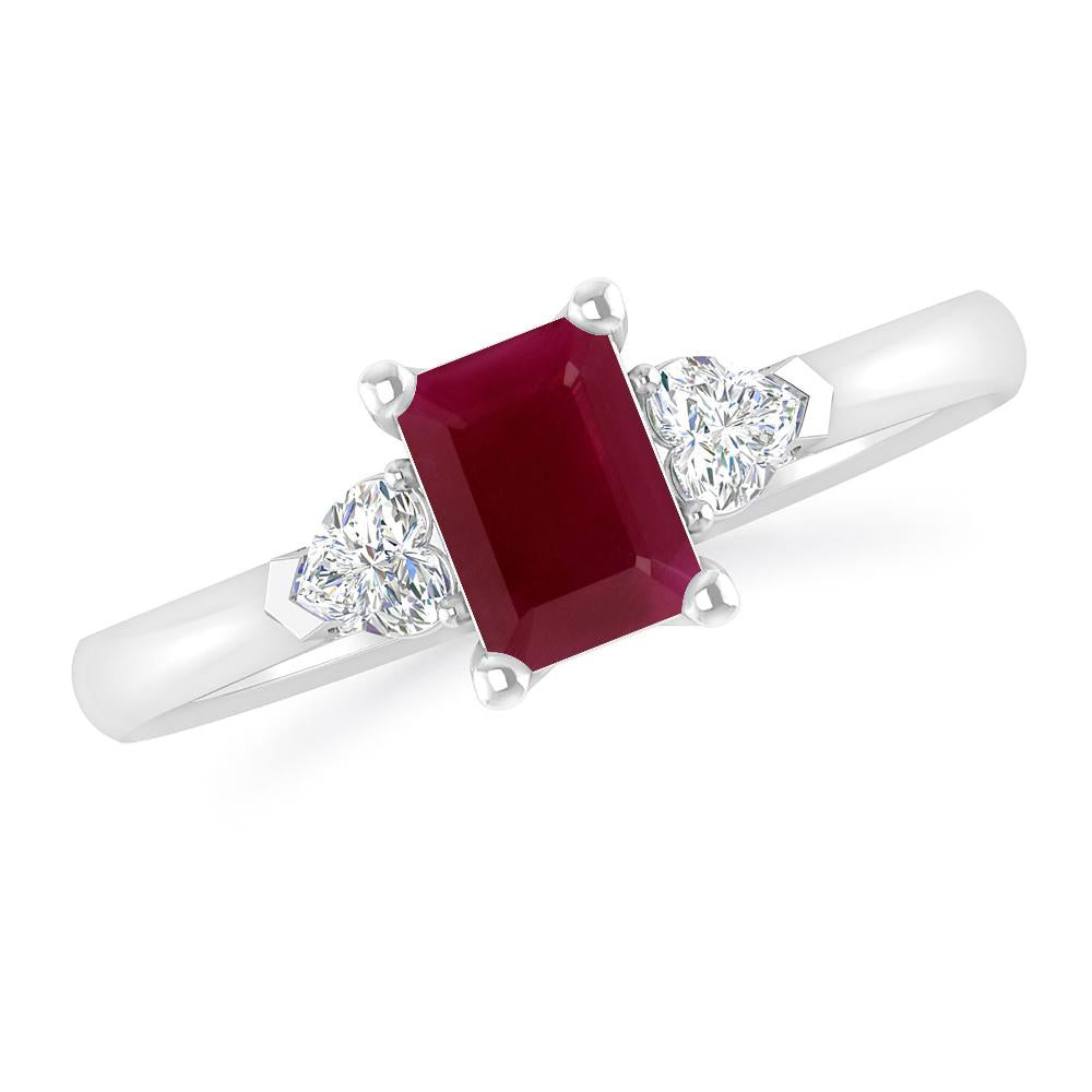 White Gold - Ruby