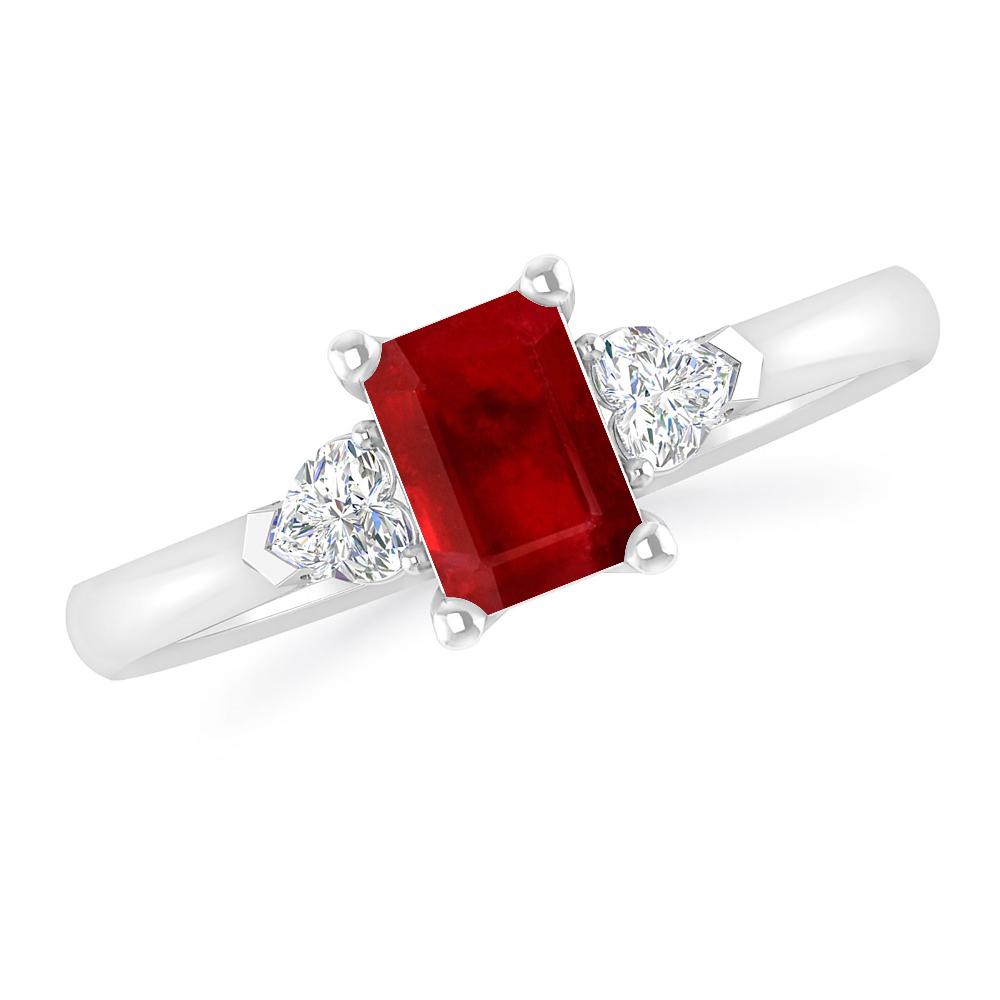 White Gold - Ruby